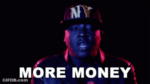Man In Hat Saying NY Says More Money GIF