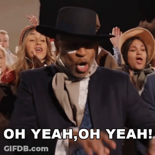 Man In Hat Saying Oh Yeah GIF