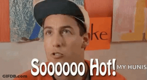 Man In Hat Saying Soooooo Hot GIF