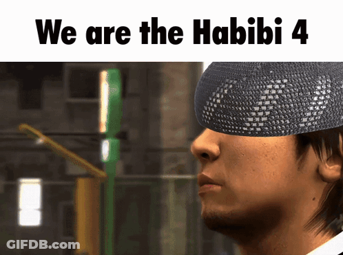 Man In Hat Saying We Are The Habibi 4 GIF