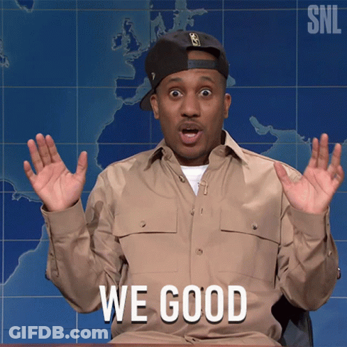 Man In Hat Saying We Good GIF