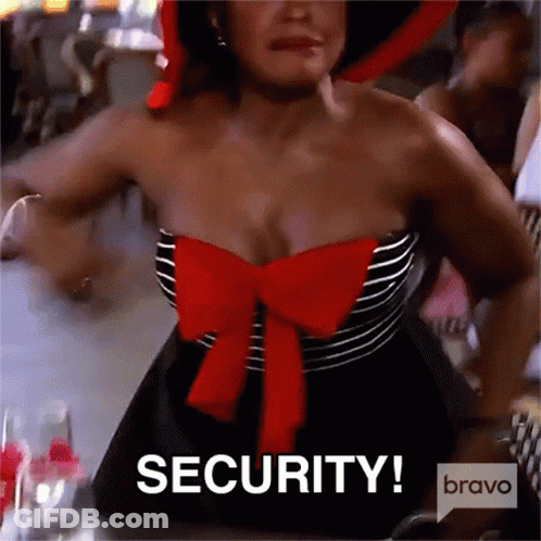 Man In Hat Saying Where's The Security Netflix GIF