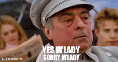 Man In Hat Saying Yes Lady GIF