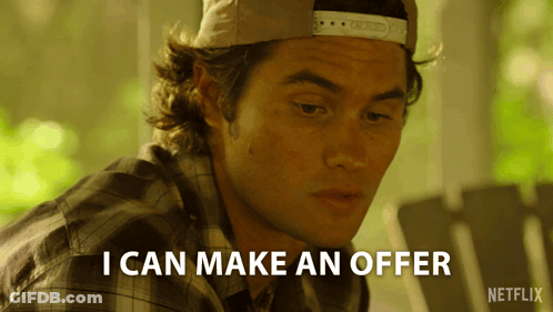 Man In Hat Says I Can Make An Offer GIF