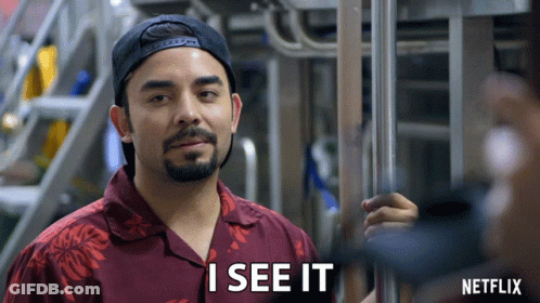 Man In Hat Says I See It GIF