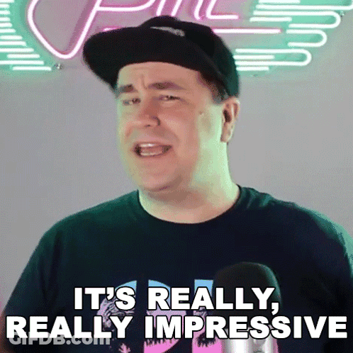 Man In Hat Says It's Really Impressive GIF