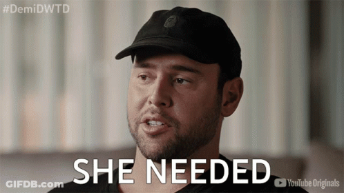 Man In Hat Says She Needed On YouTube GIF