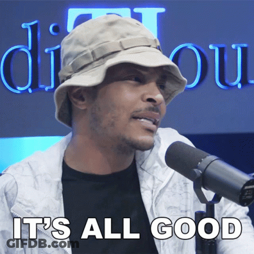 Man In Hat Singing It's All Good GIF
