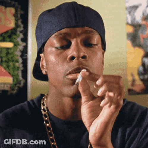 Man In Hat Smoking Cigarette David Worren GIF