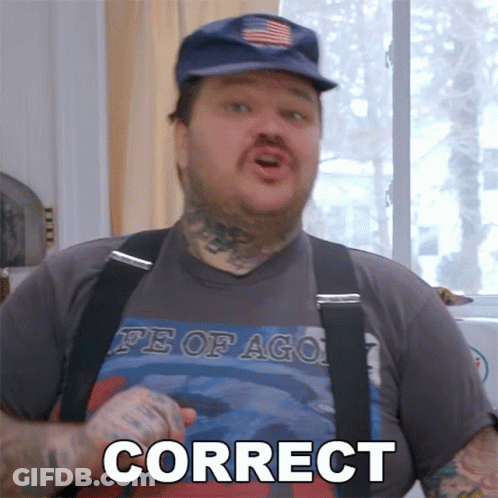 Man In Hat With Correct Shirt GIF