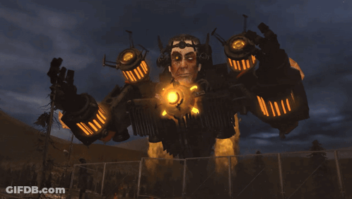 Man In Hat With Letter M In Front Of Fence GIF