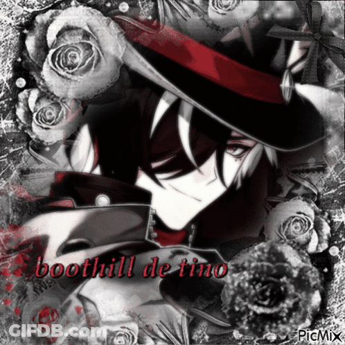 Man In Hat With Words Boothill De Timo GIF