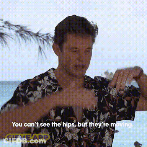 Man In Hawaiian Shirt Dancing GIF