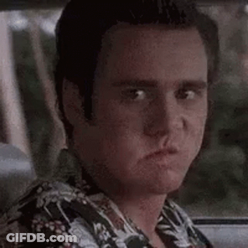 Man In Hawaiian Shirt In Back Seat GIF