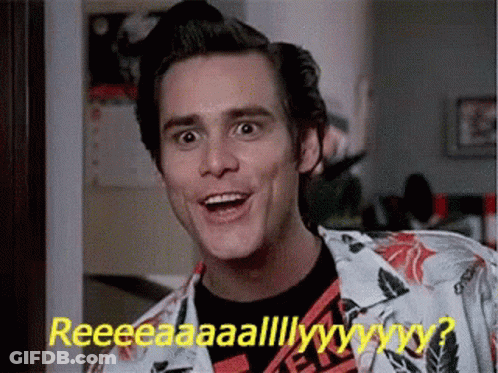 Man In Hawaiian Shirt Making Funny Face GIF