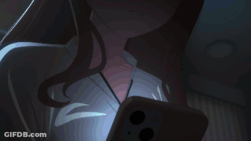 Man In Headband Making Funny Face Dark Room GIF