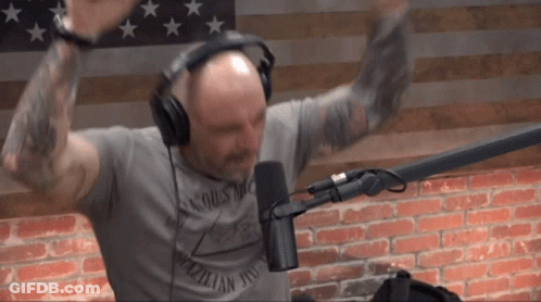 Man In Headphones And Brooklyn T-Shirt Dancing GIF