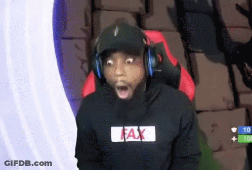 Man In Headphones And Fax Sweatshirt GIF