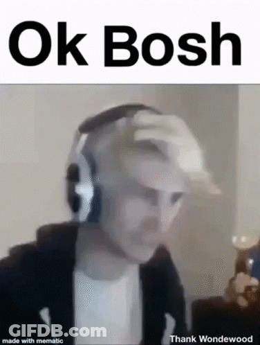 Man In Headphones And Hat At Computer GIF