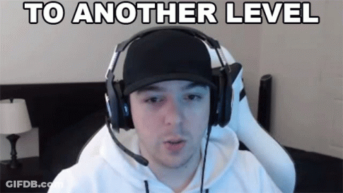 Man In Headphones And Hat To Another Level GIF