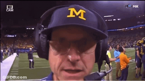 Man In Headphones And Hat With M GIF