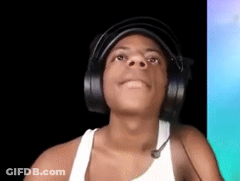 Man In Headphones And Helmet Making Funny Face GIF