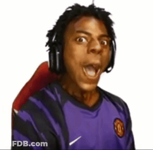 Man In Headphones And Purple Shirt Making A Face GIF