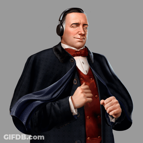 Man In Headphones And Red Bow Tie GIF