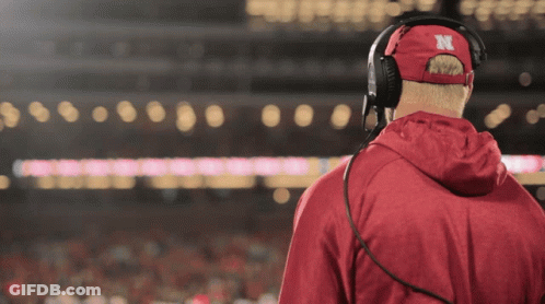 Man In Headphones And Red Hat With N GIF