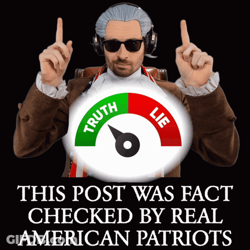 Man In Headphones And Sunglasses With Truth And Lie Gauge GIF