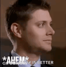 Man In Headphones At Microphone Look Who's Smart Chat GIF
