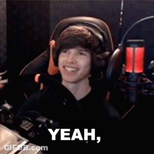 Man In Headphones At Microphone Says I Know Right GIF