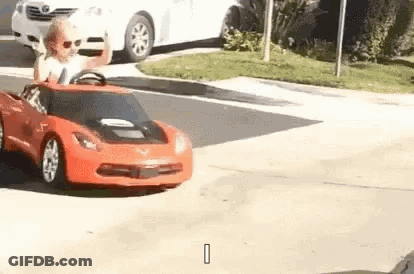 Man In Headphones Driving Car With Speedometer 122 GIF
