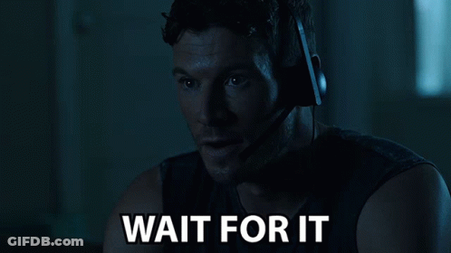 Man In Headphones Headset Saying Wait For It GIF