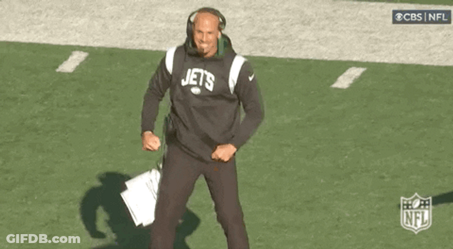 Man In Headphones Jimping For Jets GIF