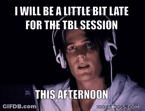 Man In Headphones Little Bit Late TBL Session GIF