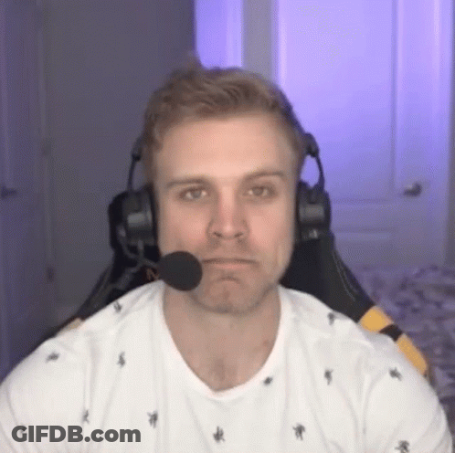 Man In Headphones Making Face GIF