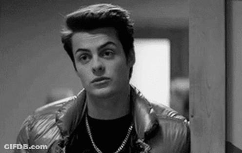 Man In Headphones Making Funny Face GIF