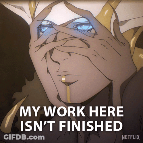 Man In Headphones Saying I'm Not Done Yet GIF