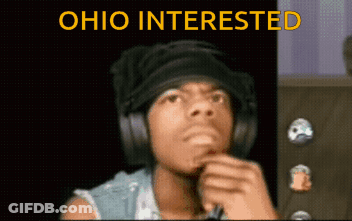 Man In Headphones Saying Ohio Interested GIF