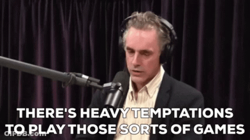 Man In Headphones Talking Into Microphone GIF
