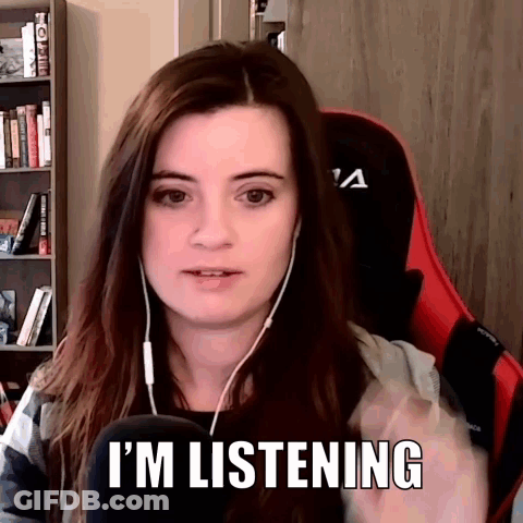 Man In Headphones Wearing Talkin Vanks Shirt GIF