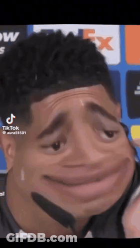 Man In Headset Making Funny Face GIF