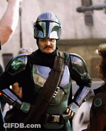 Man In Helmet And Armor Talking To Woman GIF