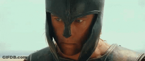 Man In Helmet And Armor With Ettor000 GIF