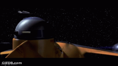 Man In Helmet And Goggles In Dark Room GIF