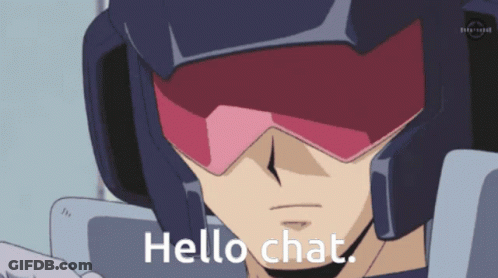 Man In Helmet And Goggles Saying Hello Chat GIF