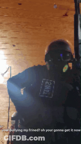 Man In Helmet And Vest Saying TNW21 GIF