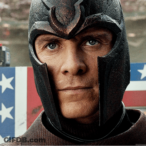 Man In Helmet Before American Flag With Stars GIF