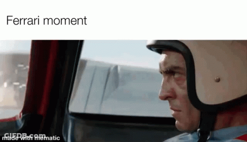 Man In Helmet Driving Car GIF